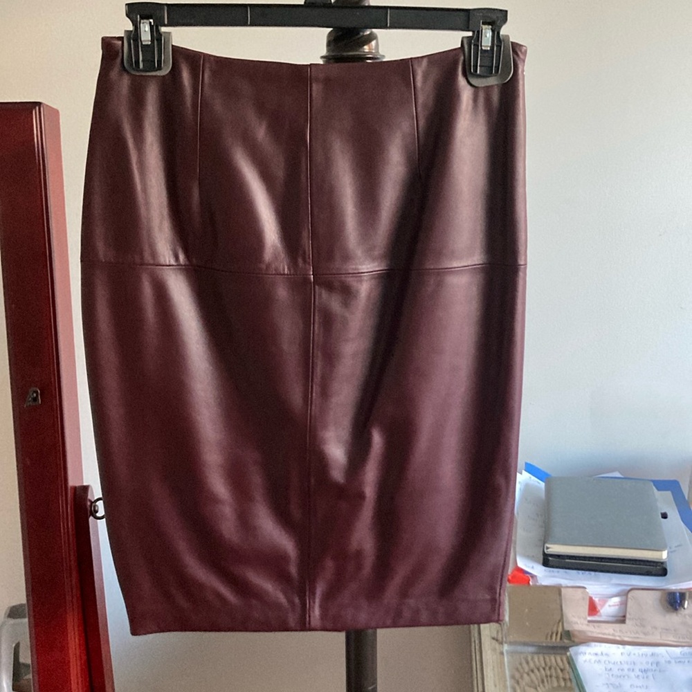 NWT Antonio Melani leather skirt